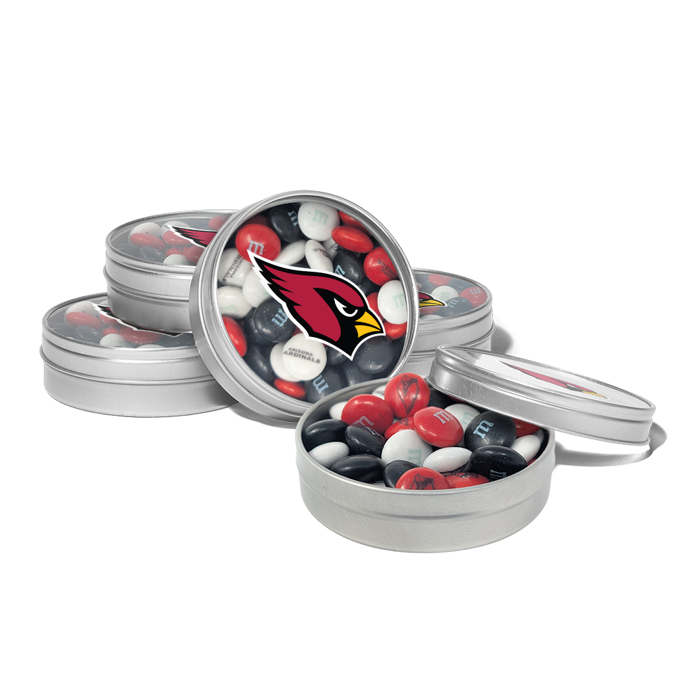 M&M'S x NFL favor tins, set of 24
