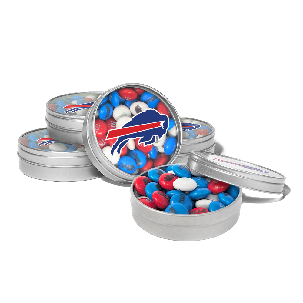 M&M'S x NFL favor tins, set of 24