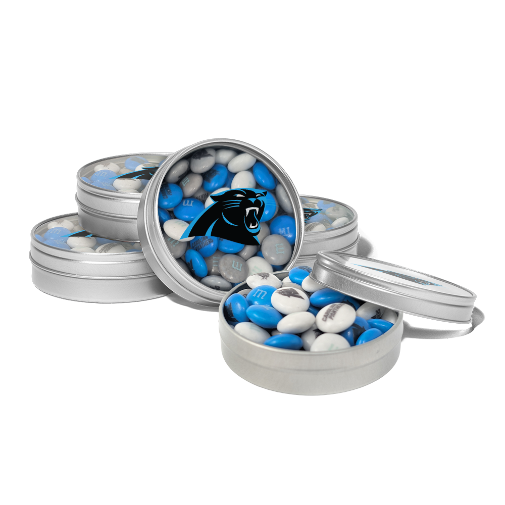 M&M'S x NFL favor tins, set of 24