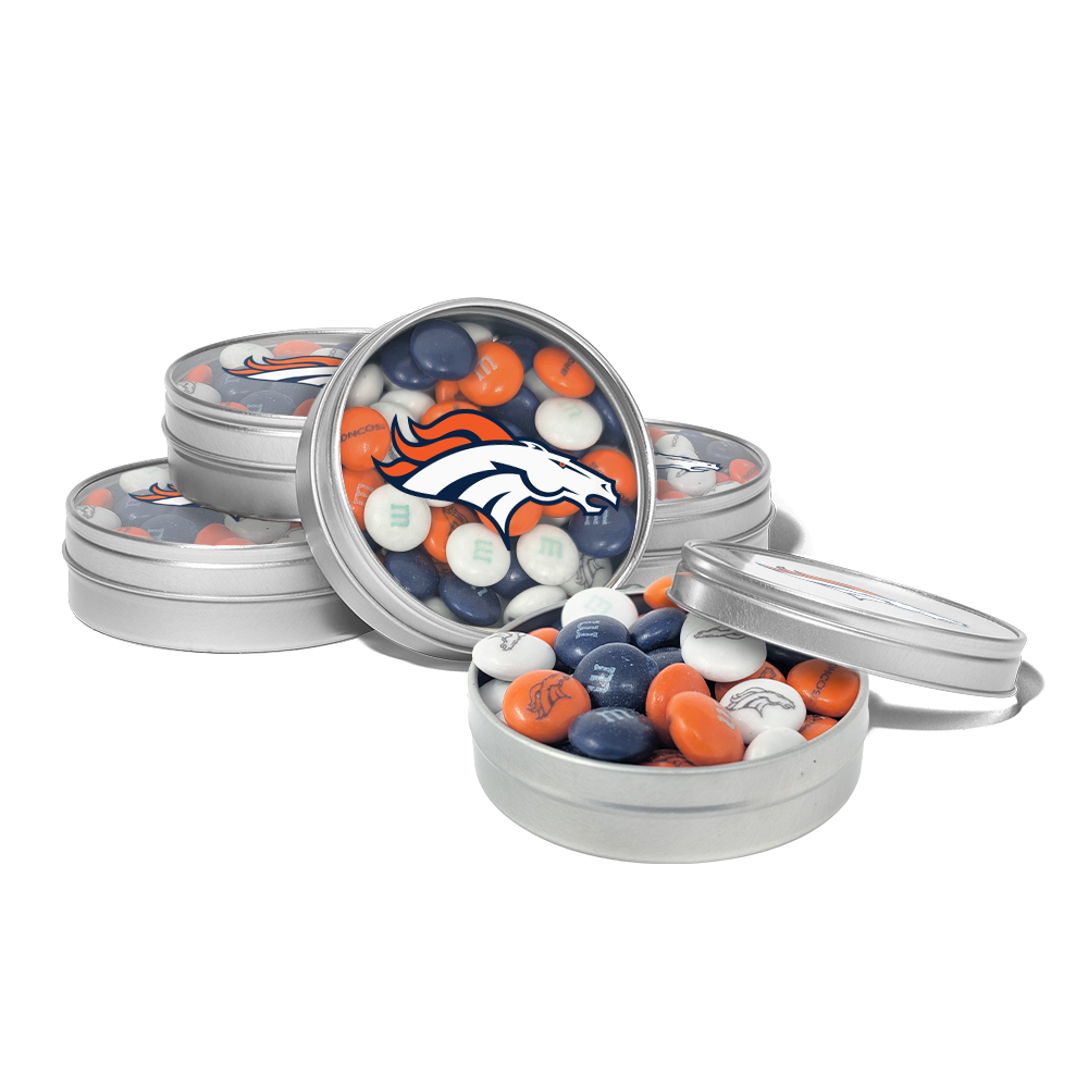 M&M'S x NFL favor tins, set of 24