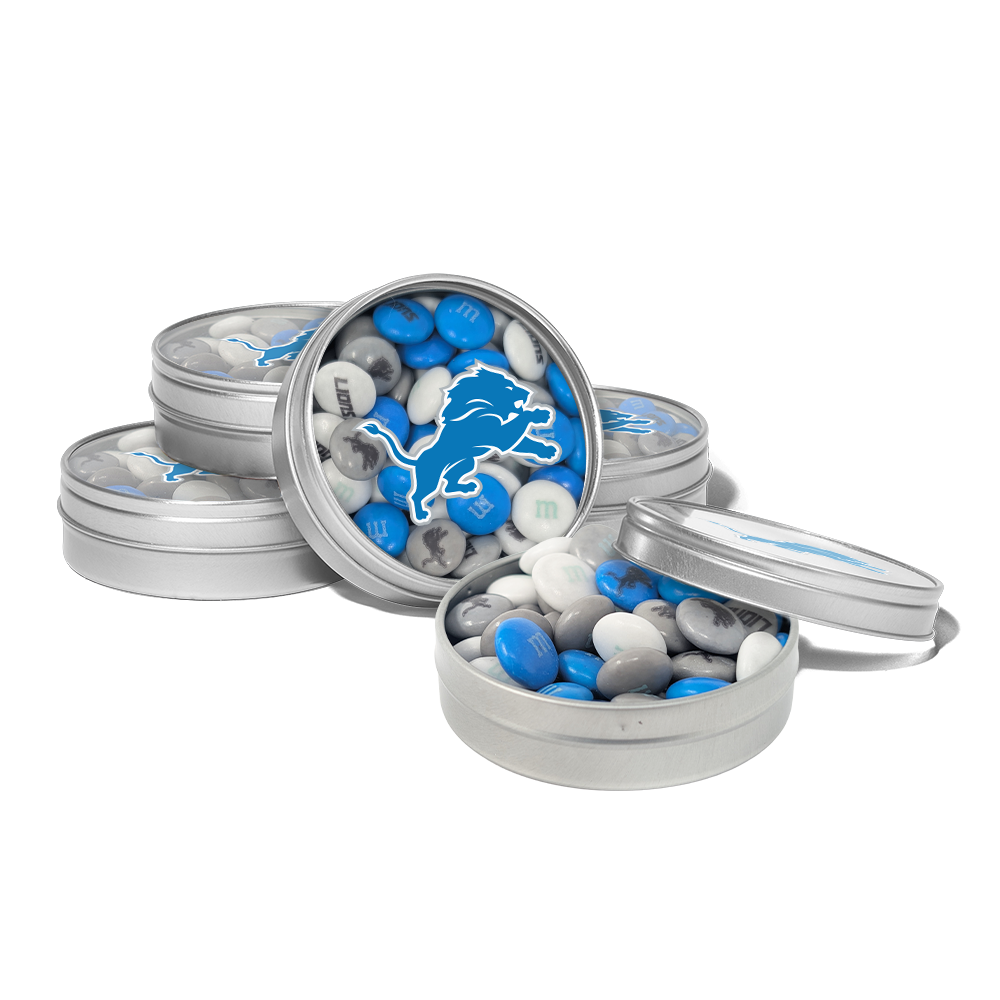 M&M'S x NFL favor tins, set of 24