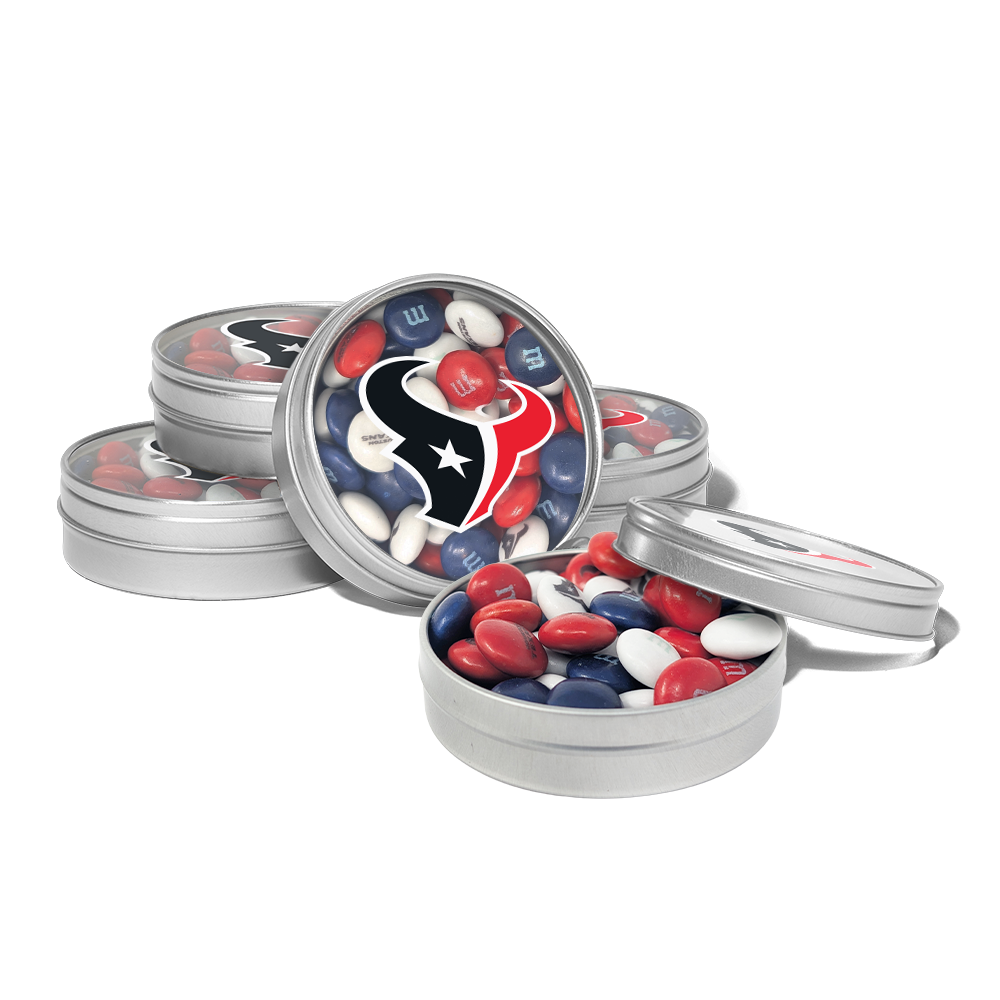 M&M'S x NFL favor tins, set of 24