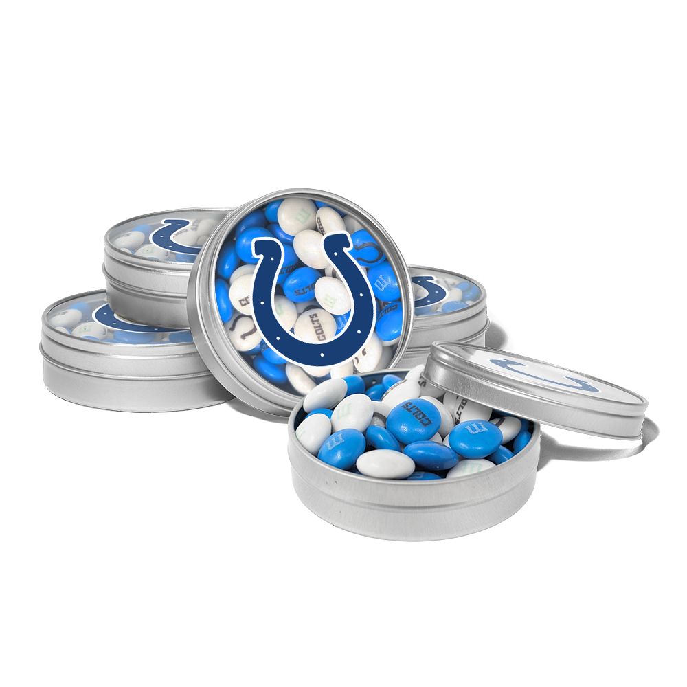 M&M'S x NFL favor tins, set of 24