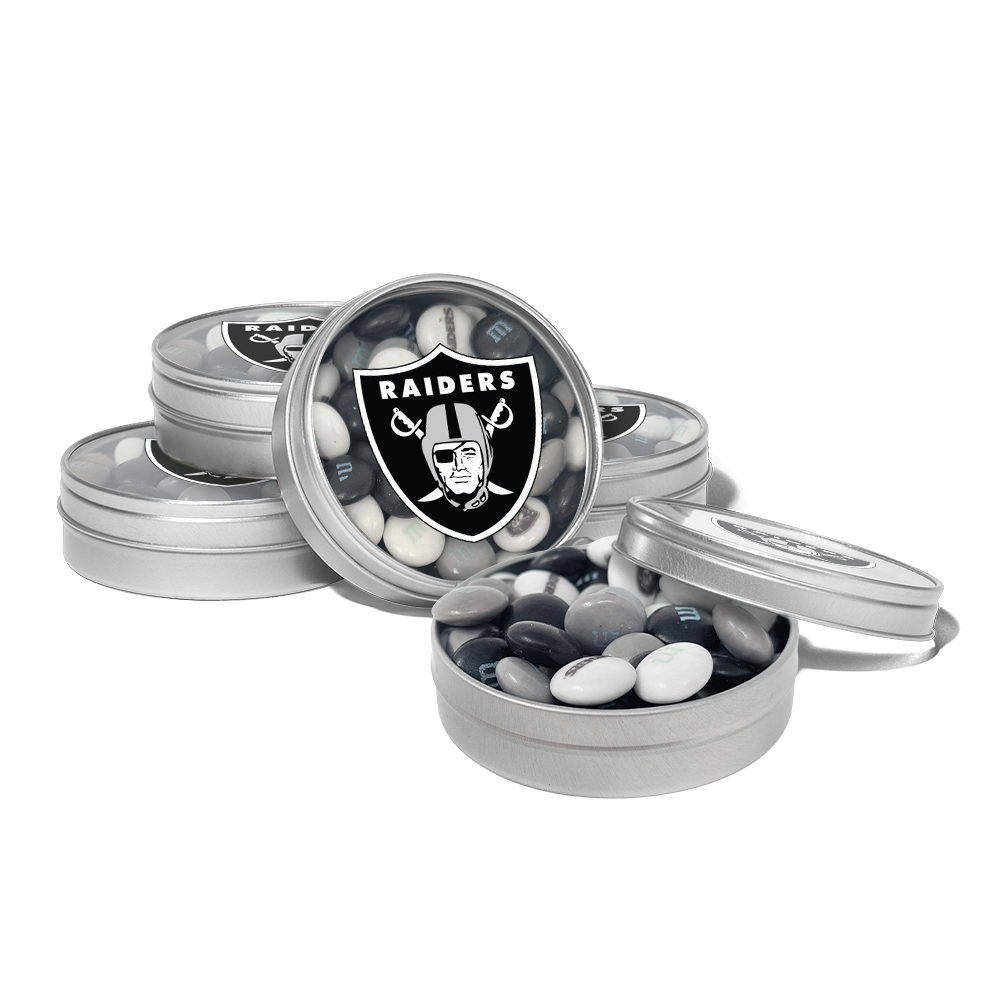 M&M'S x NFL favor tins, set of 24