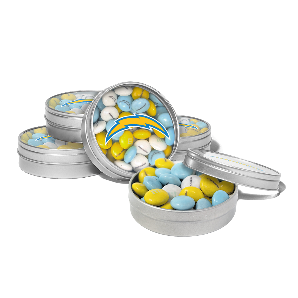 M&M'S x NFL favor tins, set of 24