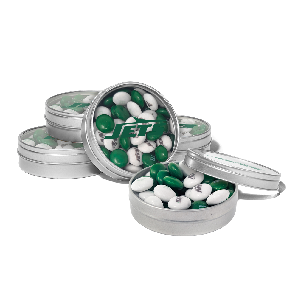 M&M'S x NFL favor tins, set of 24