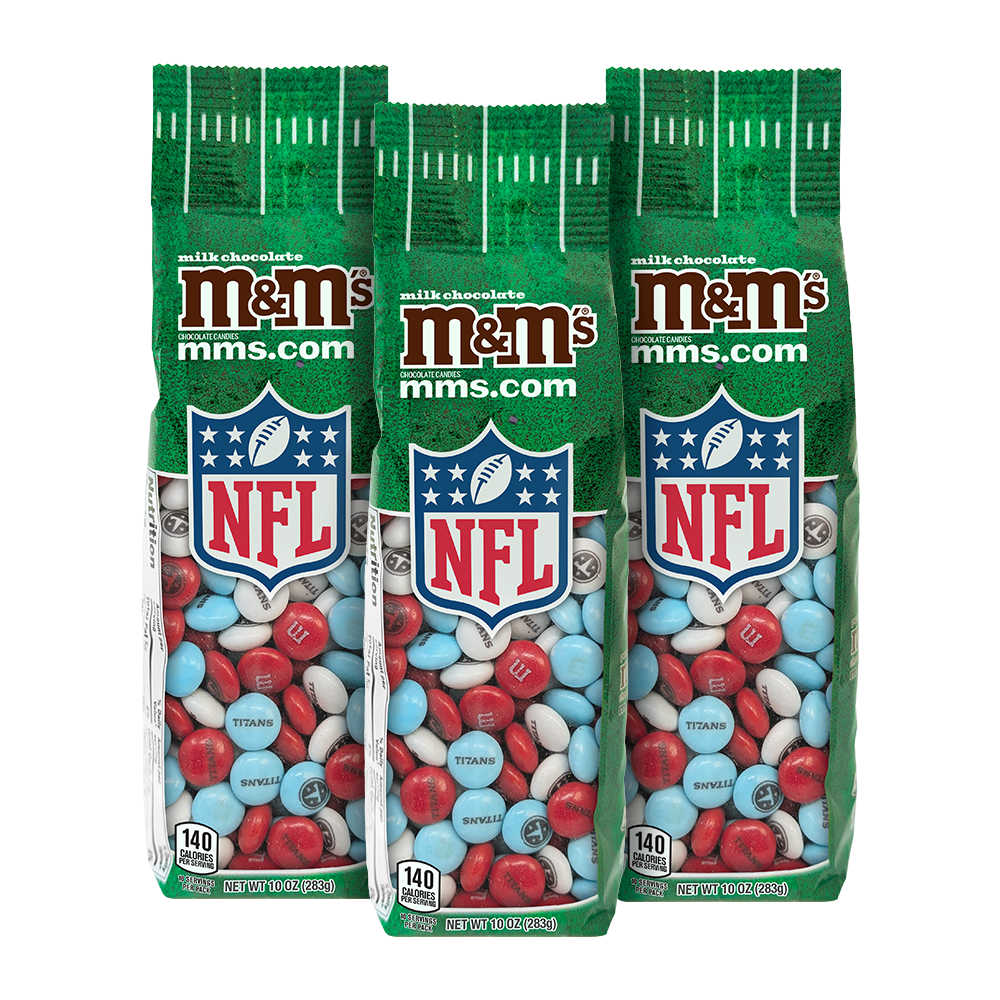 M&M’S x NFL 10oz bags, 3-pack