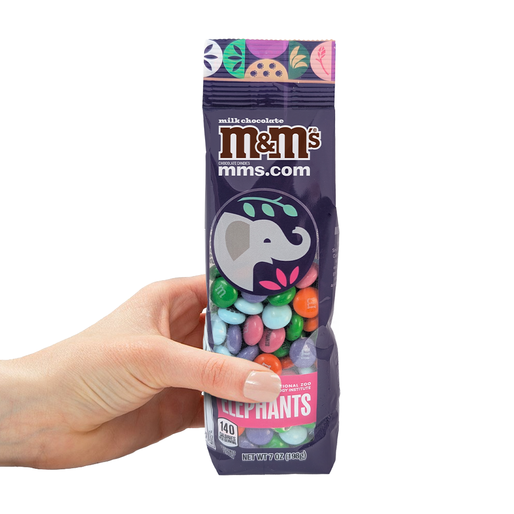 Smithsonian National Zoo Elephants Blend, 7oz Bag | M&M'S