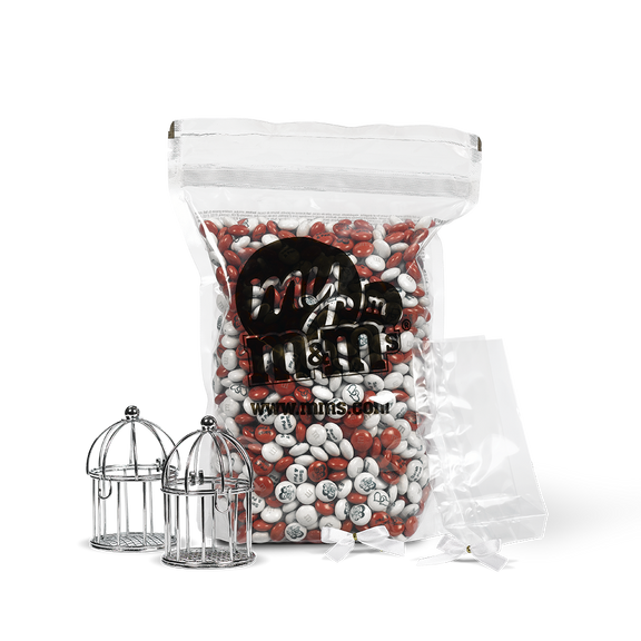1.5 kg Bulk Bag + 30 Chic Silver Birdcage Favours + 30 Small Bags To Fill 0