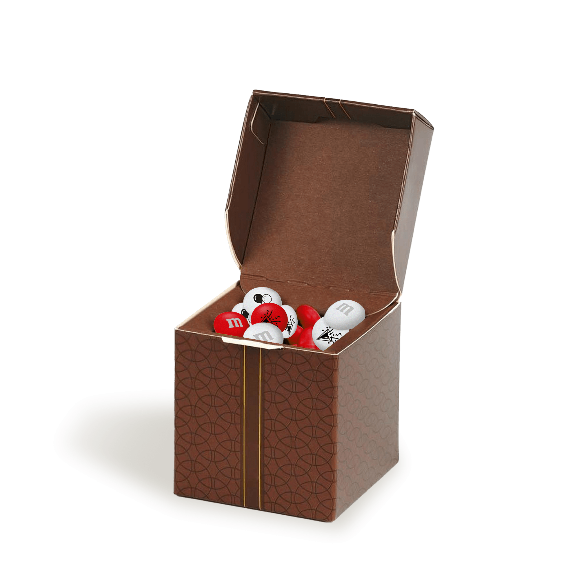 Personalisierte Geschenkbox Würfel 50 g 0