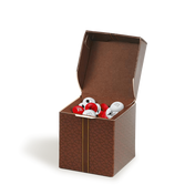 Personalisierte Geschenkbox Würfel 50 g 0