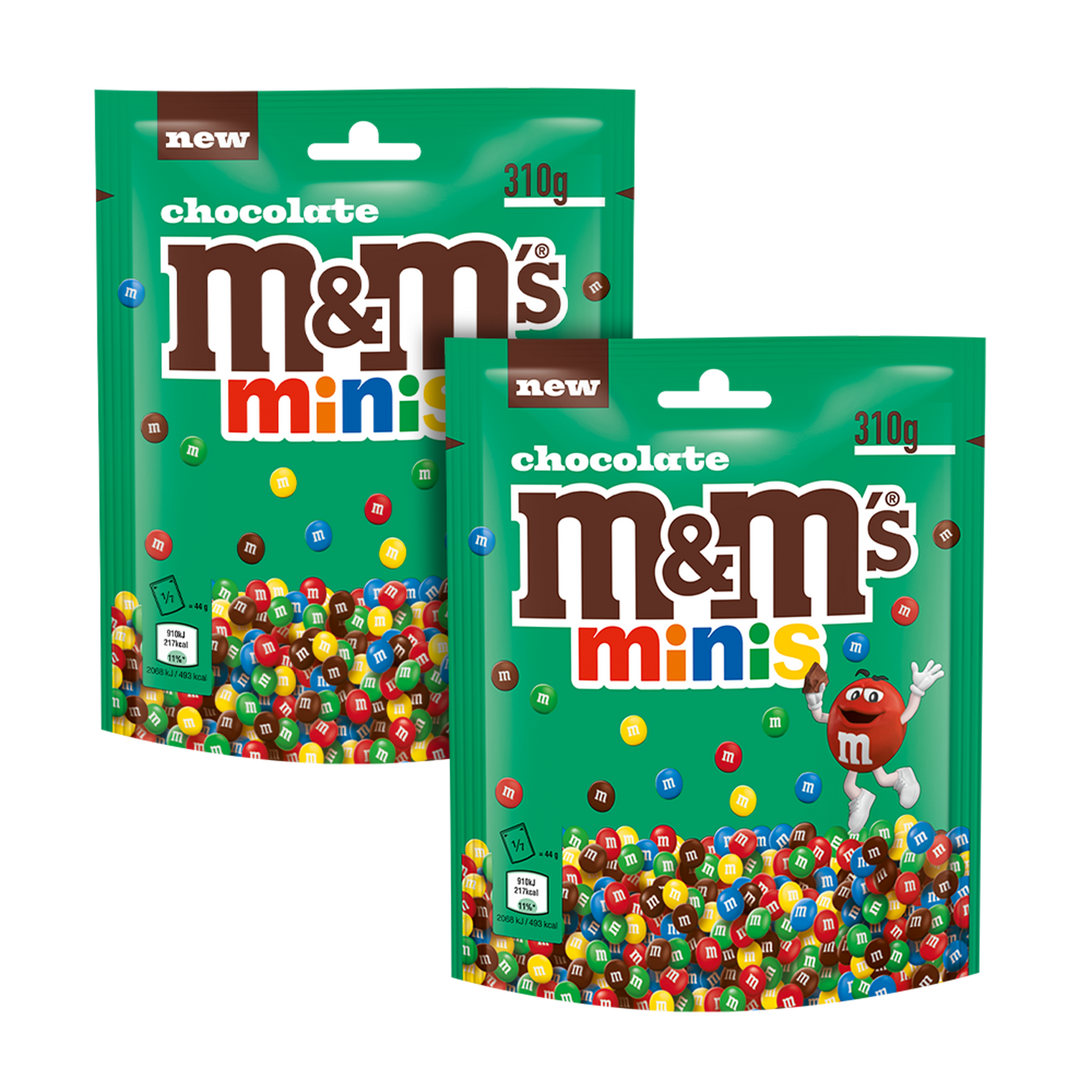 M&M'S Minis de Chocolate con Leche (2 paquetes x 310g) 0