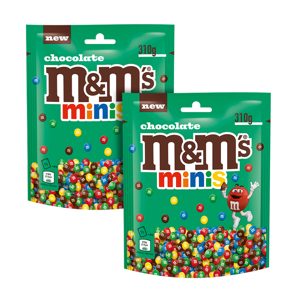 M&M'S Minis au chocolat au lait (2 sachets x 310g) 0