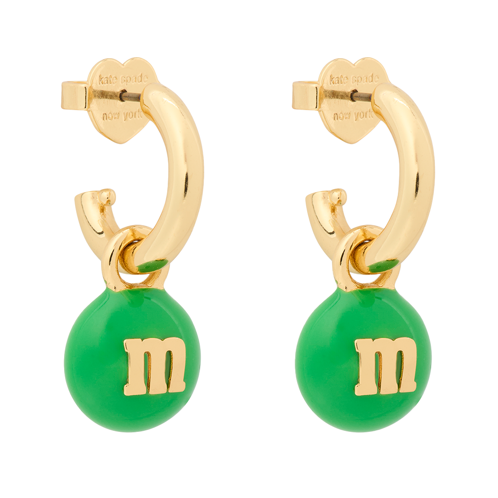 M&M'S® x kate spade new york Charm Huggies | M&M'S