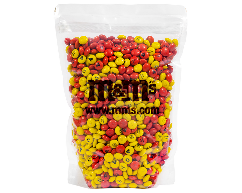 bag filled with German themed World Cup candy