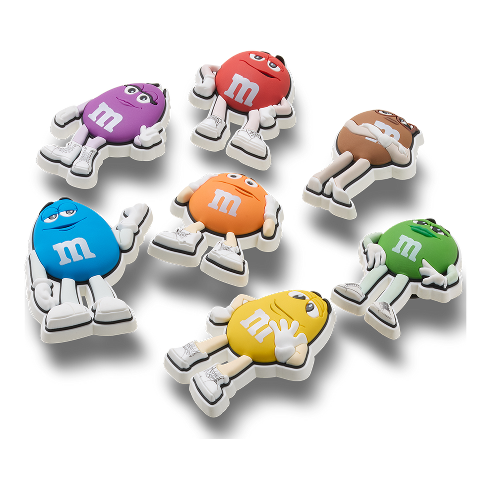 clips jibbitz™ M&M’S x crocs à l’effigie des personnages M&M'S, lot de 7 1