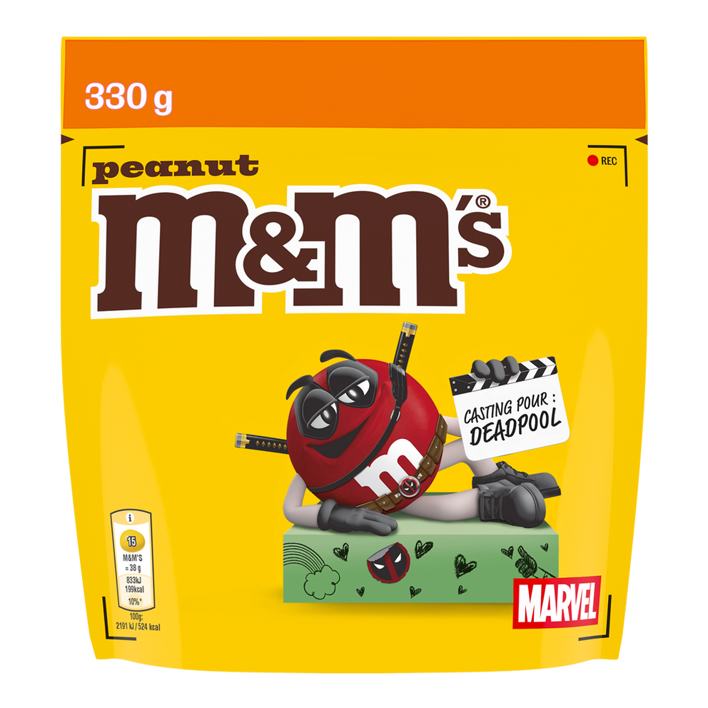 M&M’S® x Marvel Peanut – 6 × 330 g (6 Helden) 5