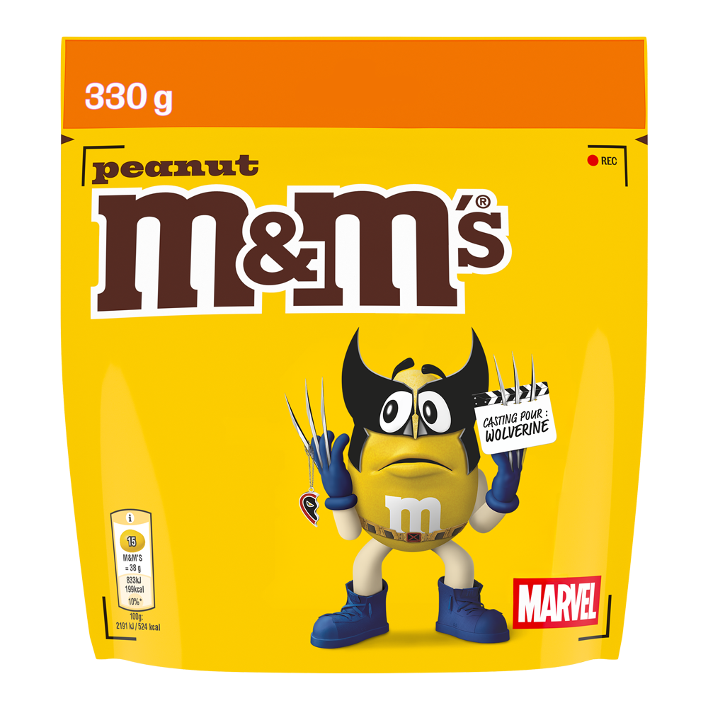 M&M’S® x Marvel Peanut – 6 × 330 g (6 Helden) 0
