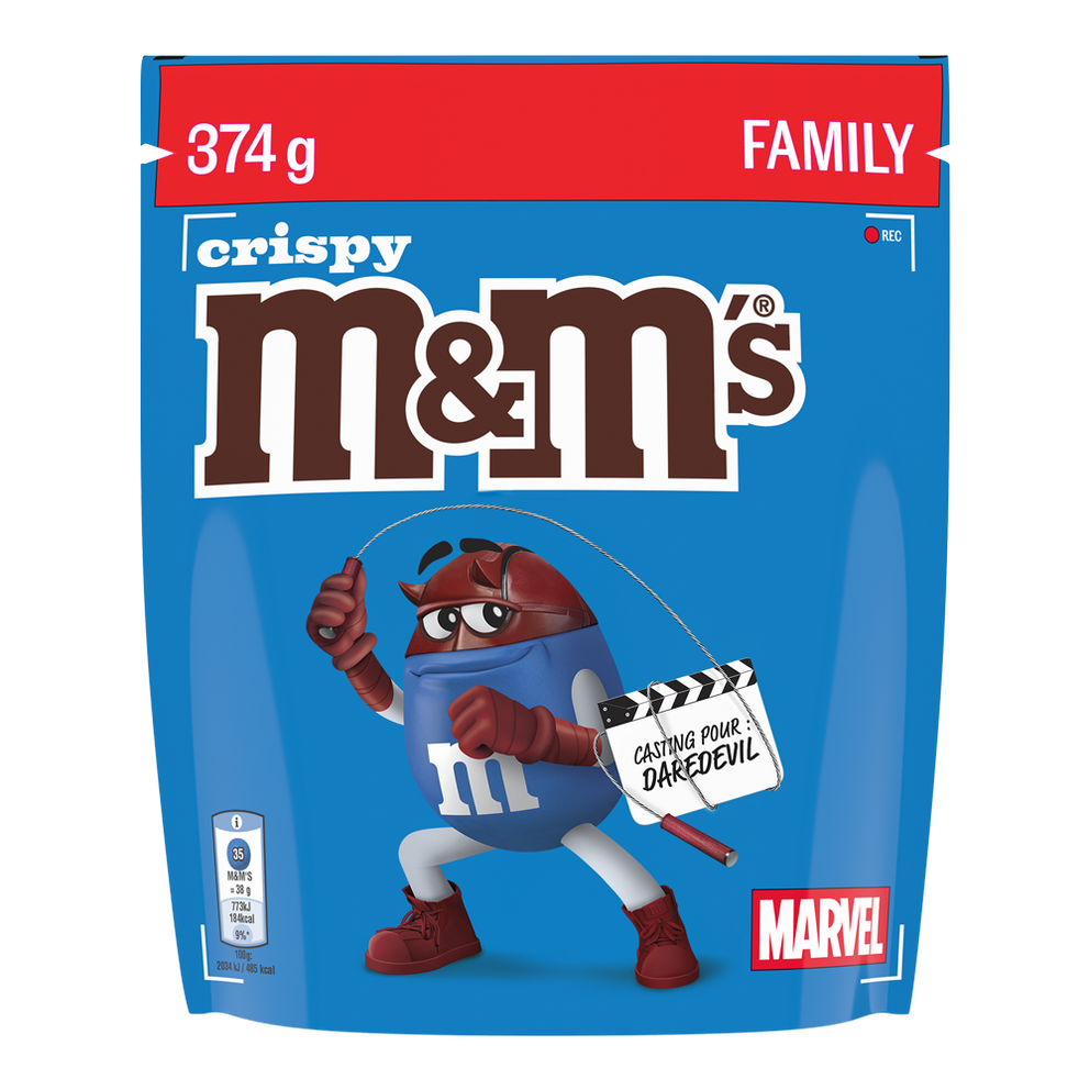 M&M’S® x Marvel Crispy – 6 × 374 g (6 Helden) 2