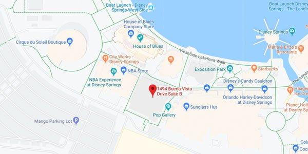 disney springs store map