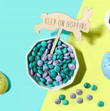 Easter M&M's bowl