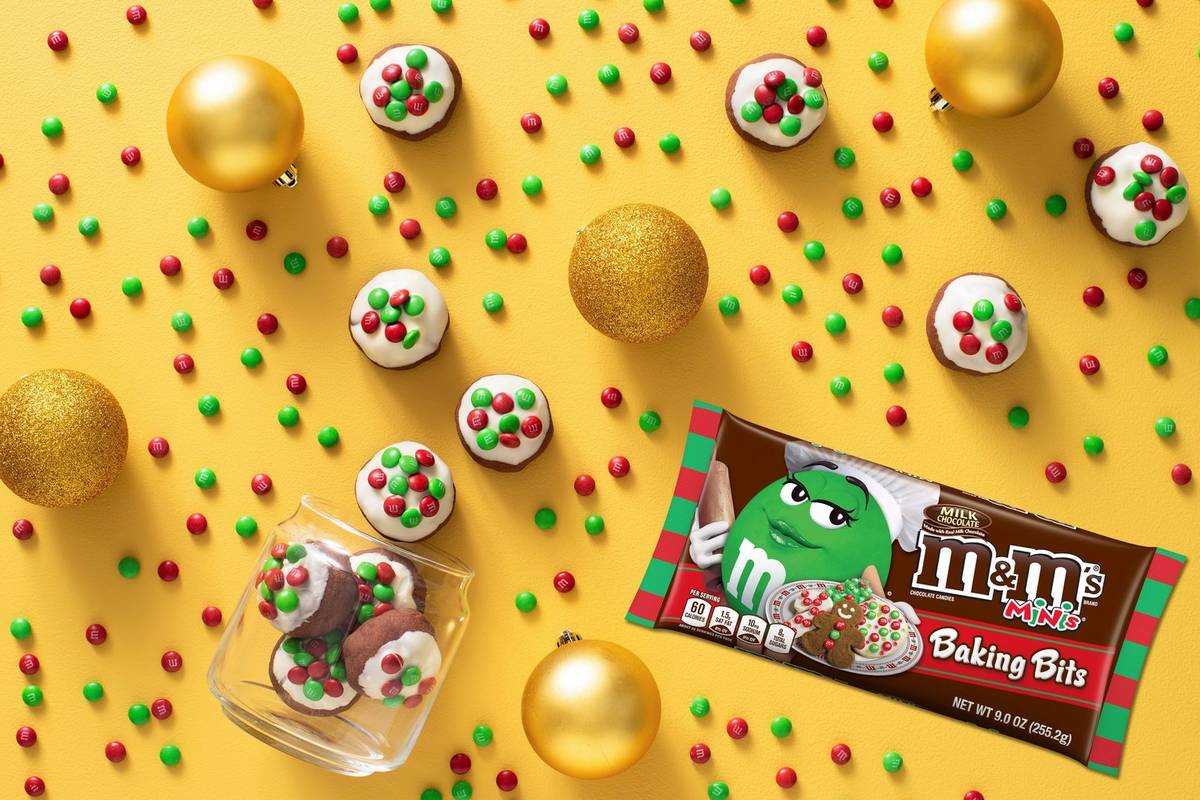 M&M’s Eggnog Snowball Cookies