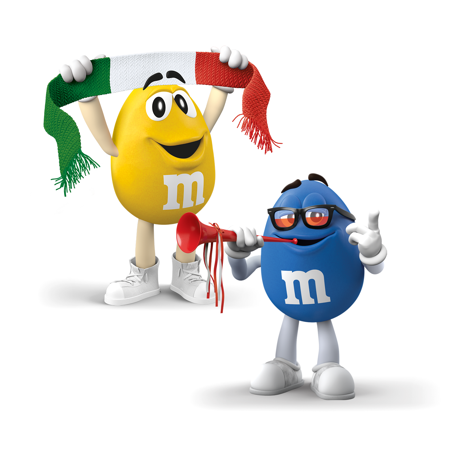 yellow and blue character