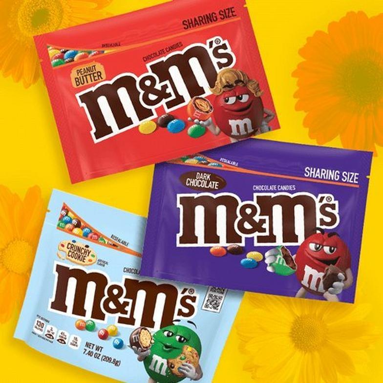 assorted M&M'S candy flavors