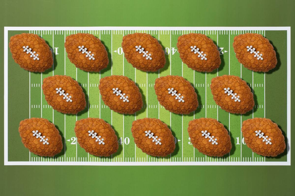 Game Day Cinnamon Bun M&M Monkey Bread