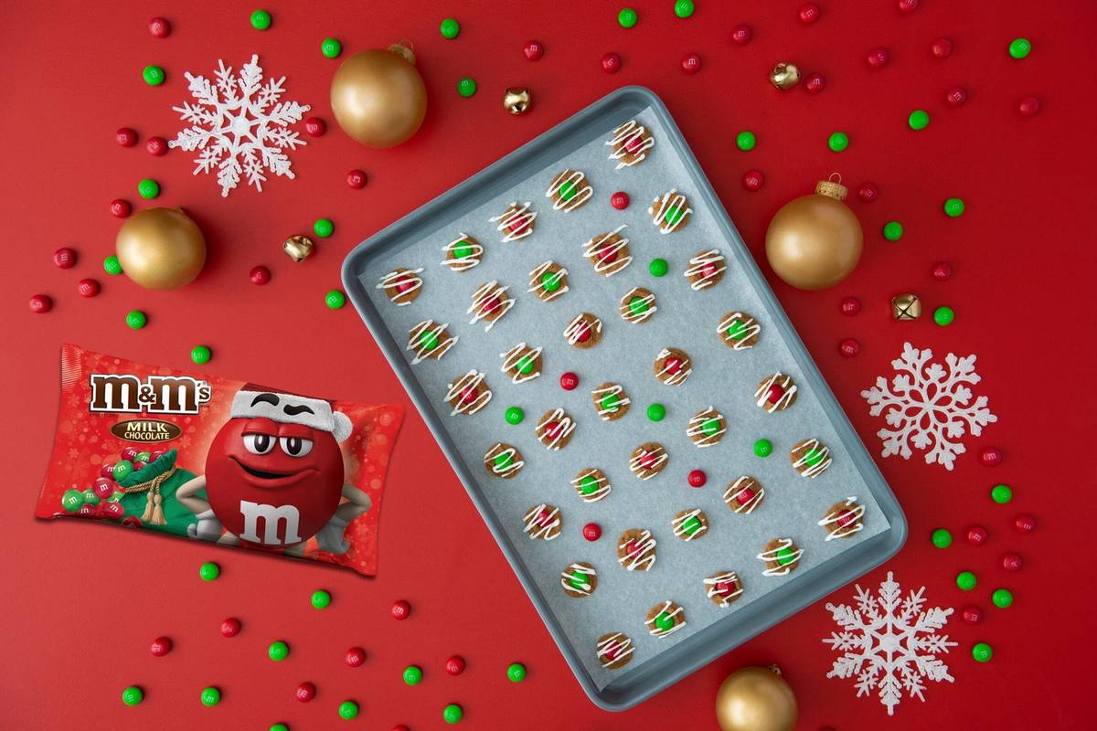 M&M’s Gingerbread Cookie Bites