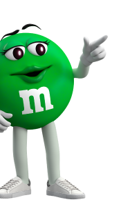 Green M&M Character