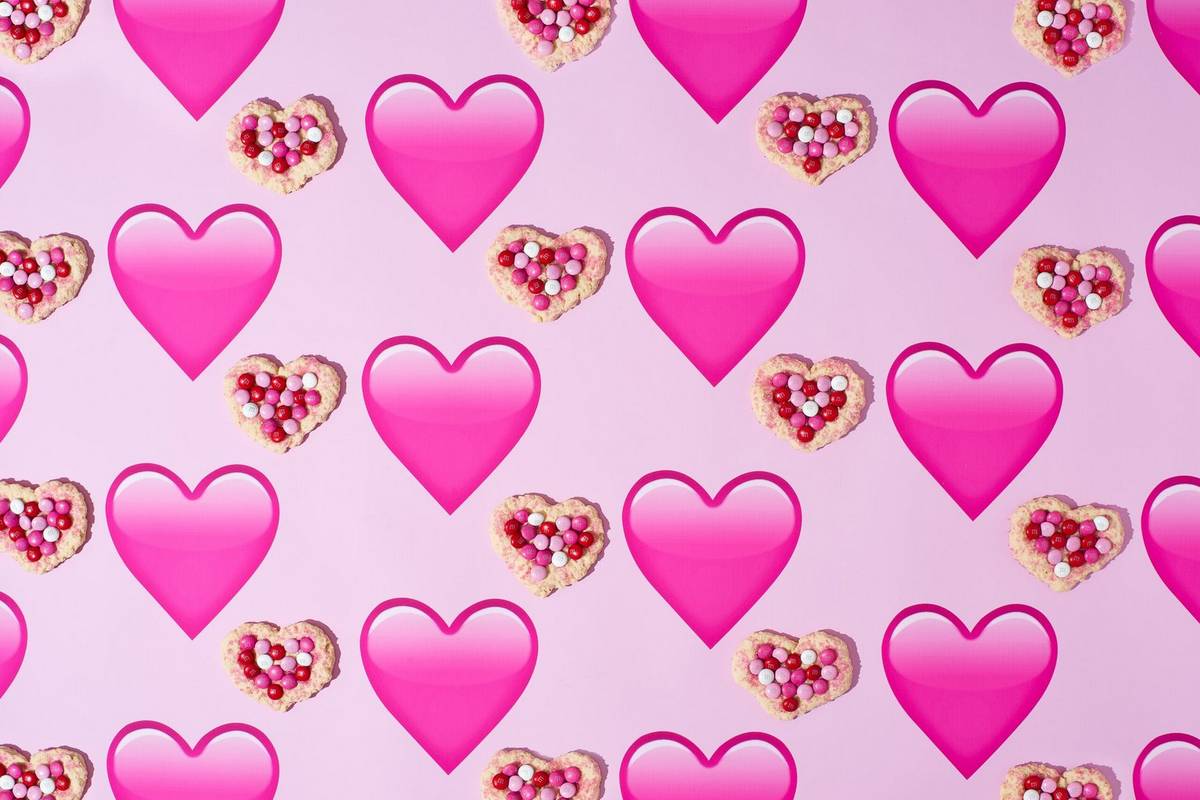 Heart Print Cookies