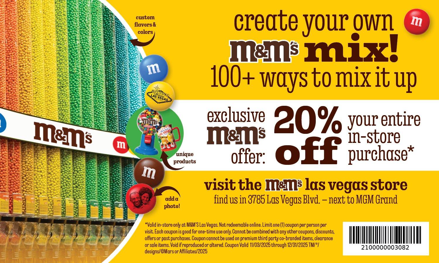 20% off your entire in-store purchase