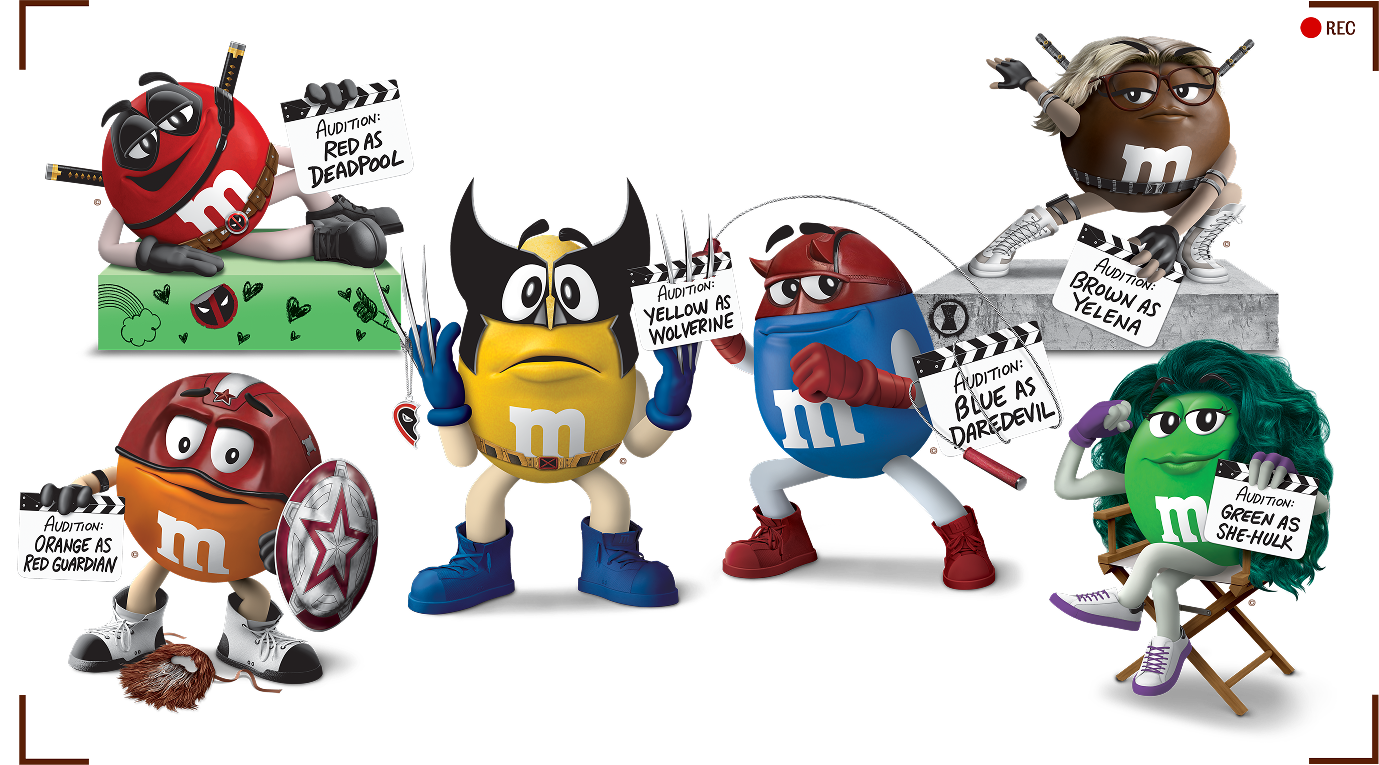 M&M's Marvel Characters