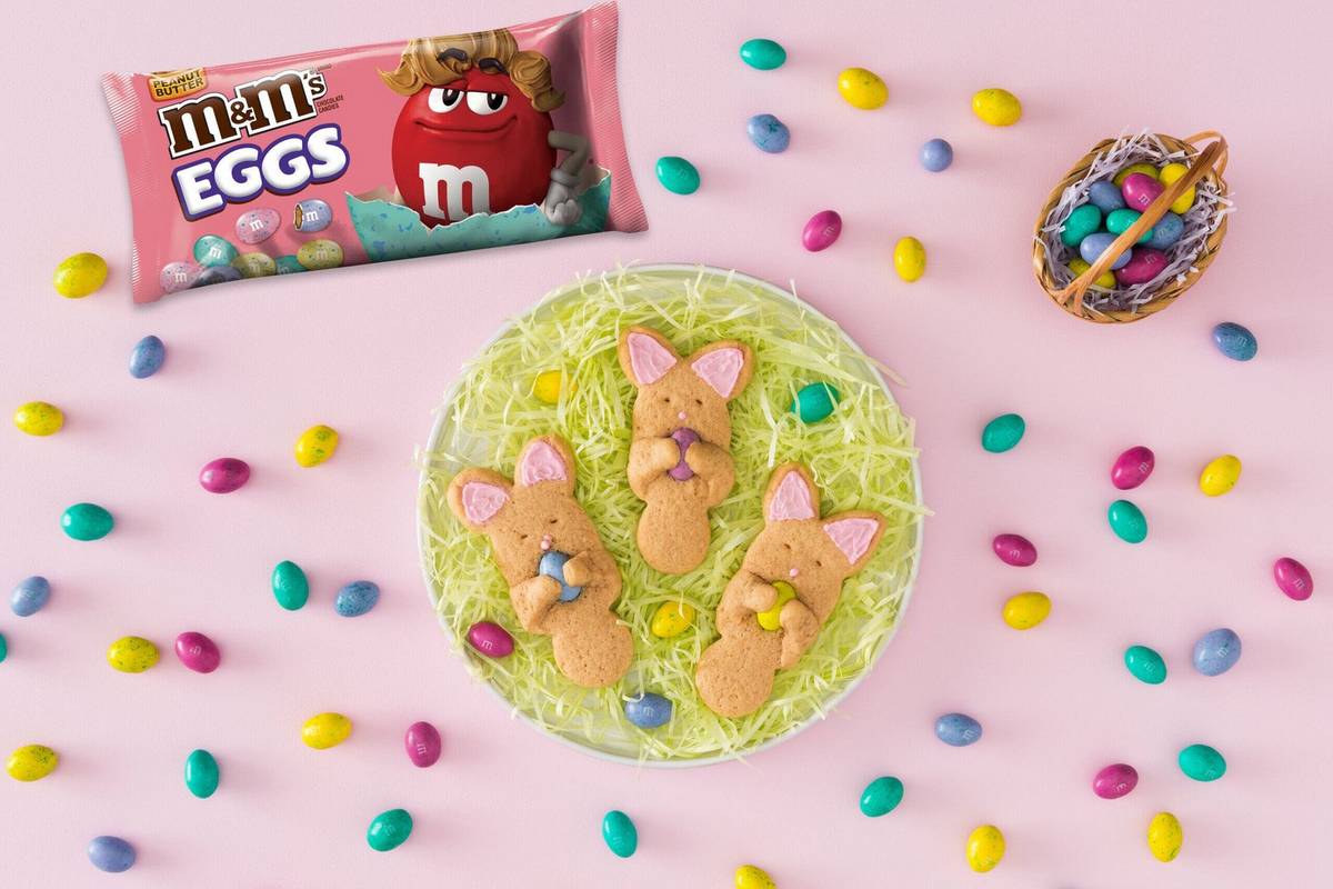 Peanut Butter Easter Bunny Hug Cookies