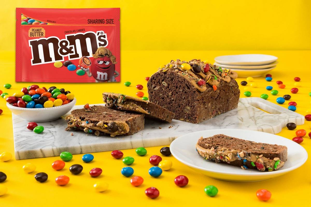 M&M’S Chocolate Peanut Butter Banana Bread