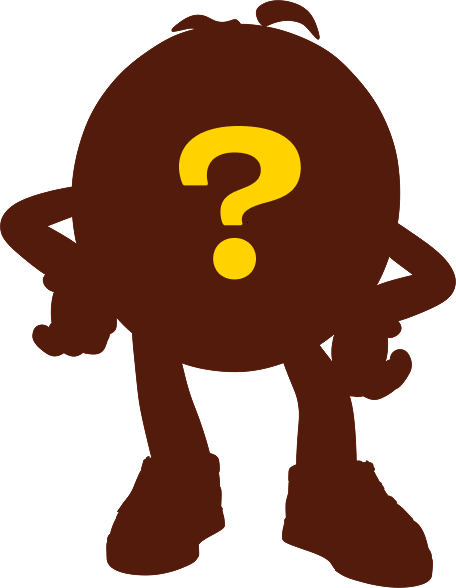 M&M's character silhouette