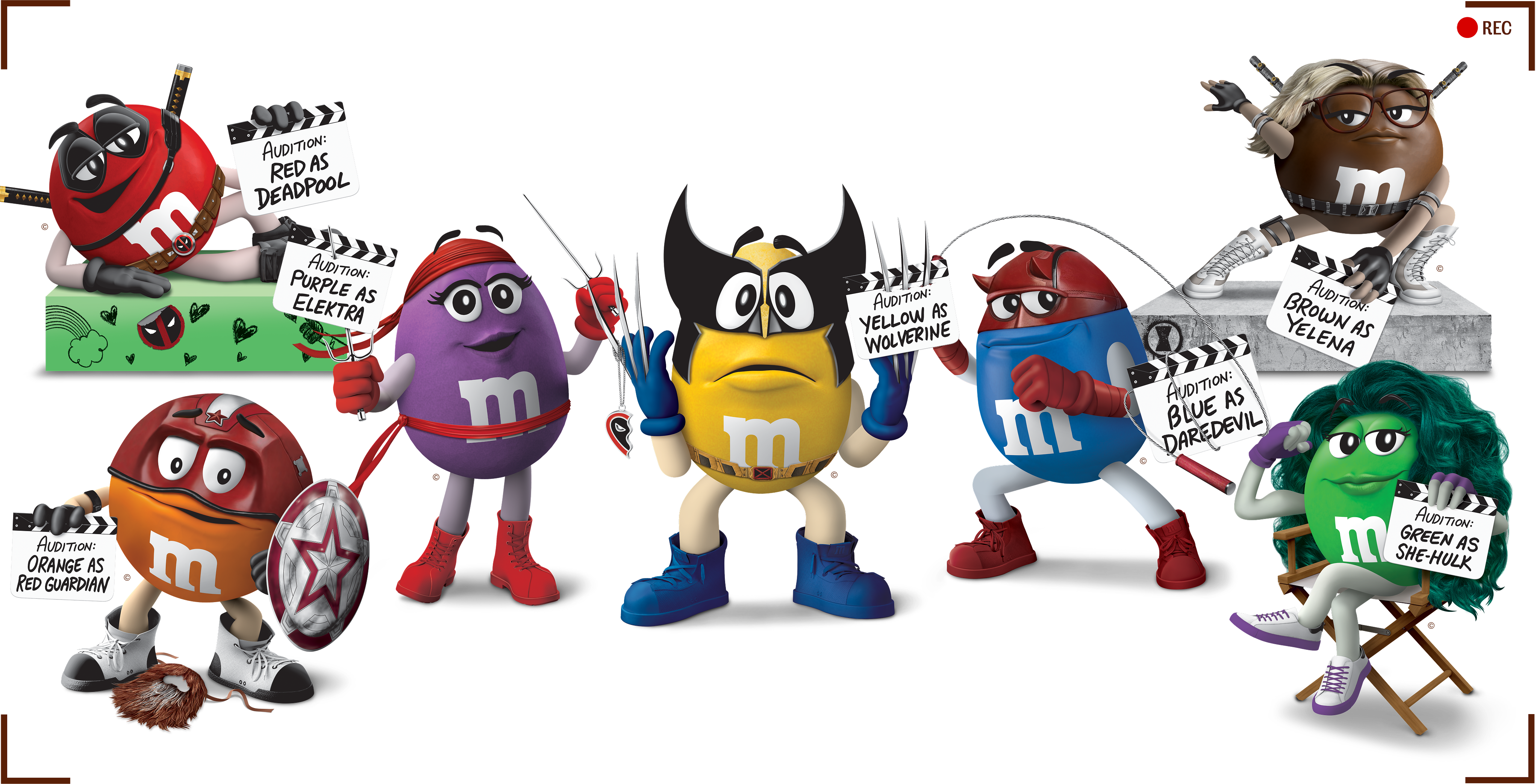 M&M's Marvel Characters