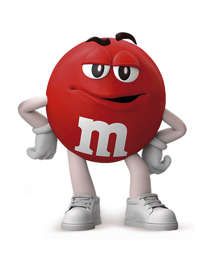 red M&M'S character