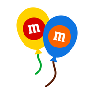 yellow and blue birthday balloons