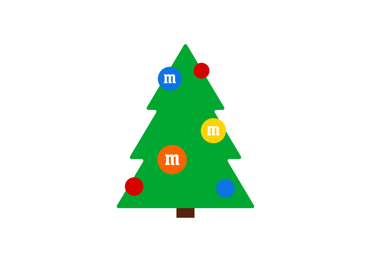 Christmas m&m on sale