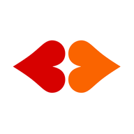 red and orange hearts