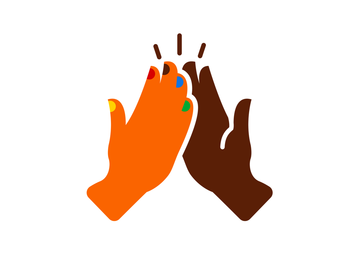 high five illustration