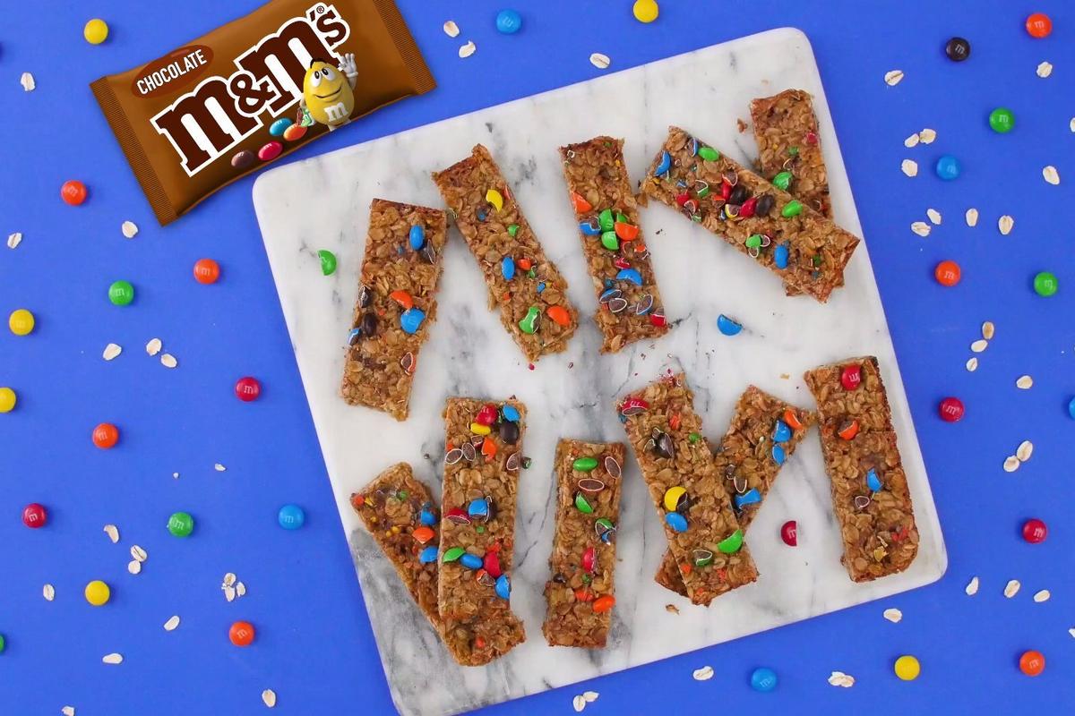 M&M Granola Bites