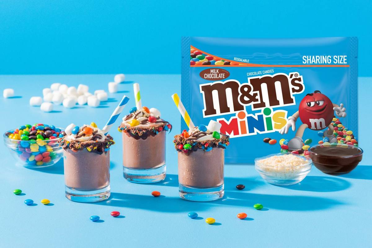 M&M’s Rocky Road Milkshake Shooters