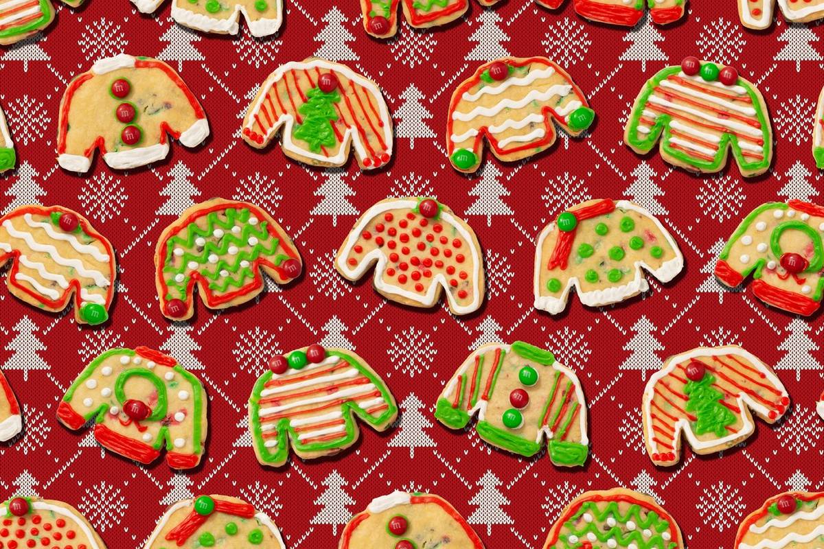 Ugly Holiday Sweater Cookies