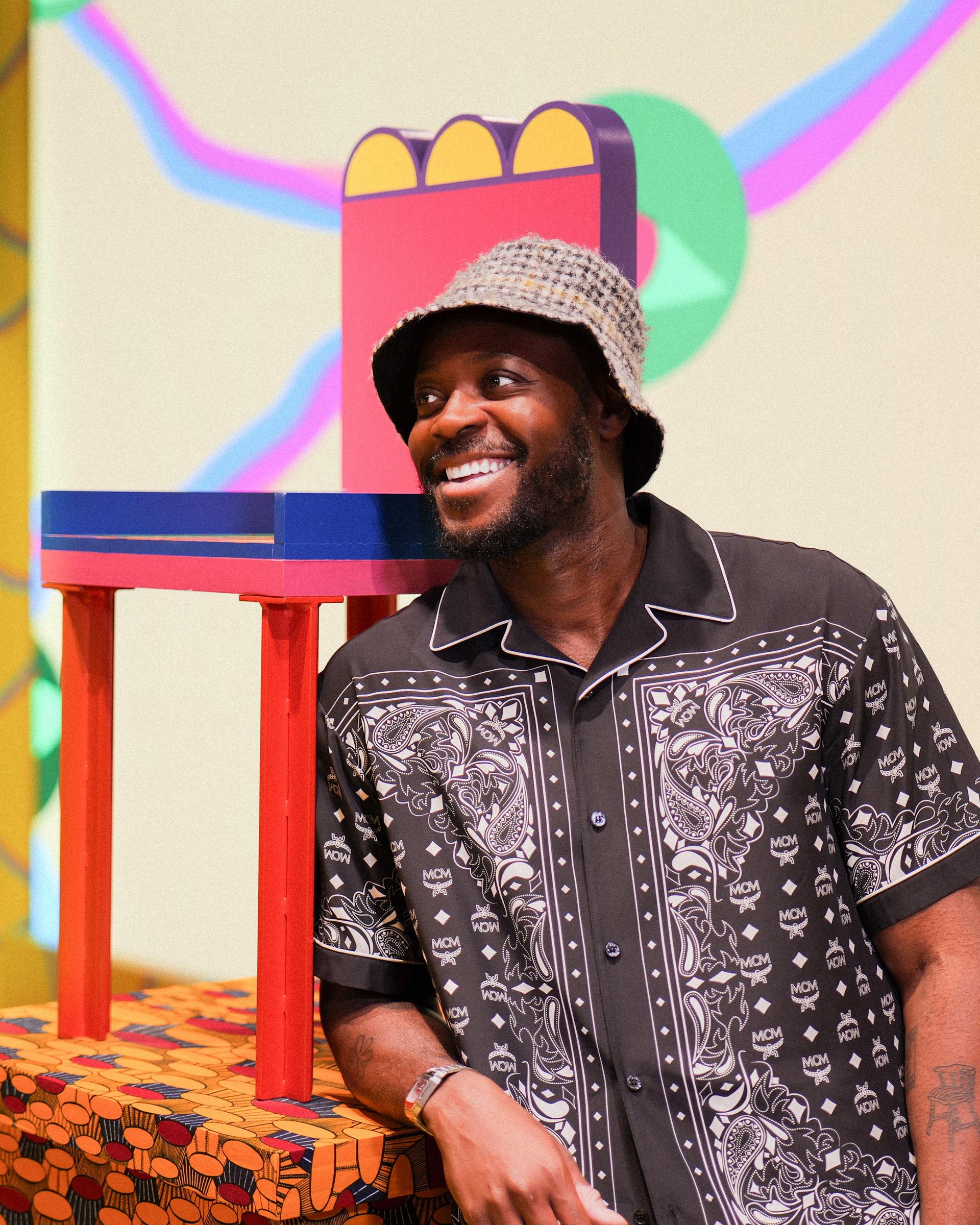 MCM x Yinka Ilori for Seoul Frieze Art Fair 2023 MCM x Yinka Ilori for Seoul Frieze Art Fair 2023