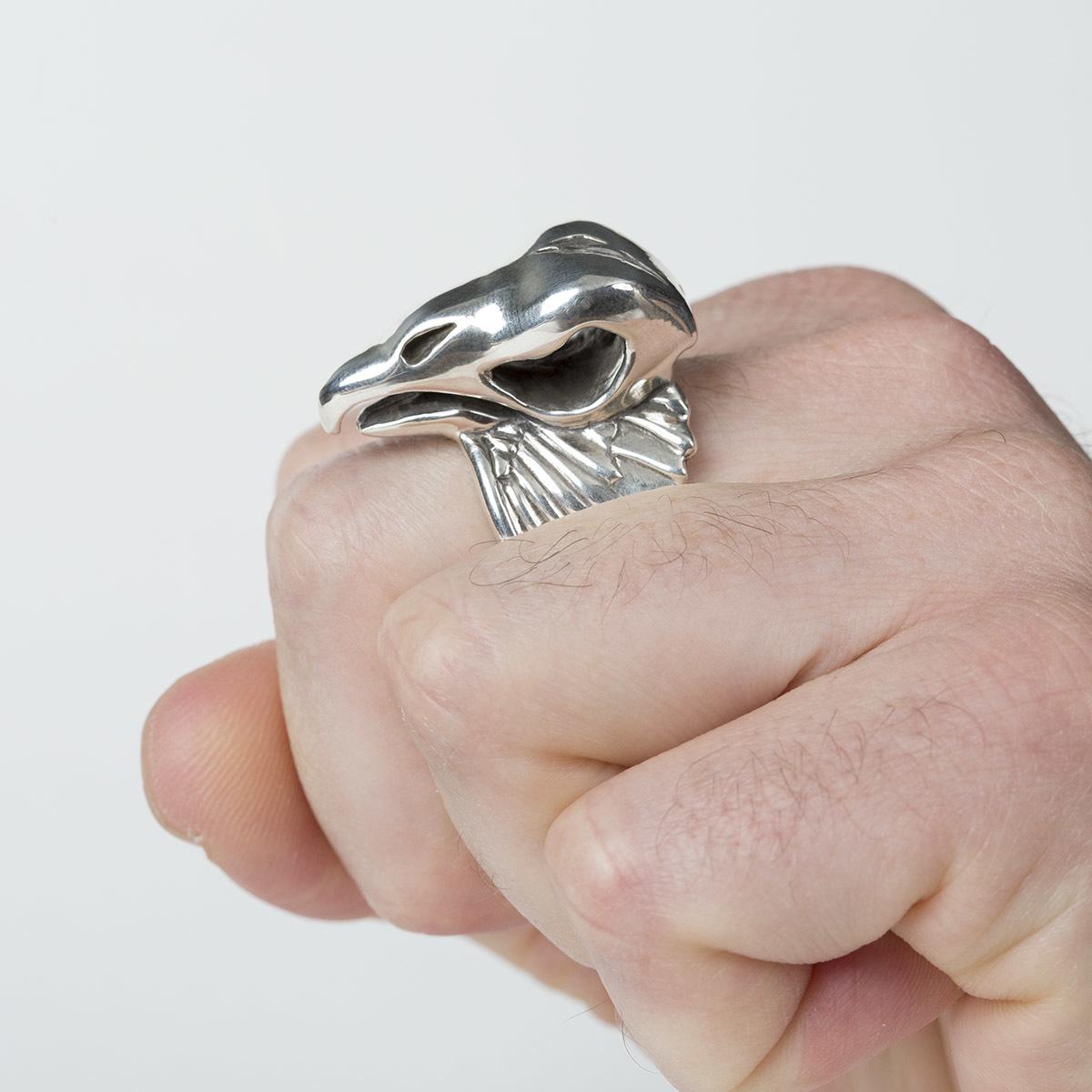Vulturus Sterling Silver Ring