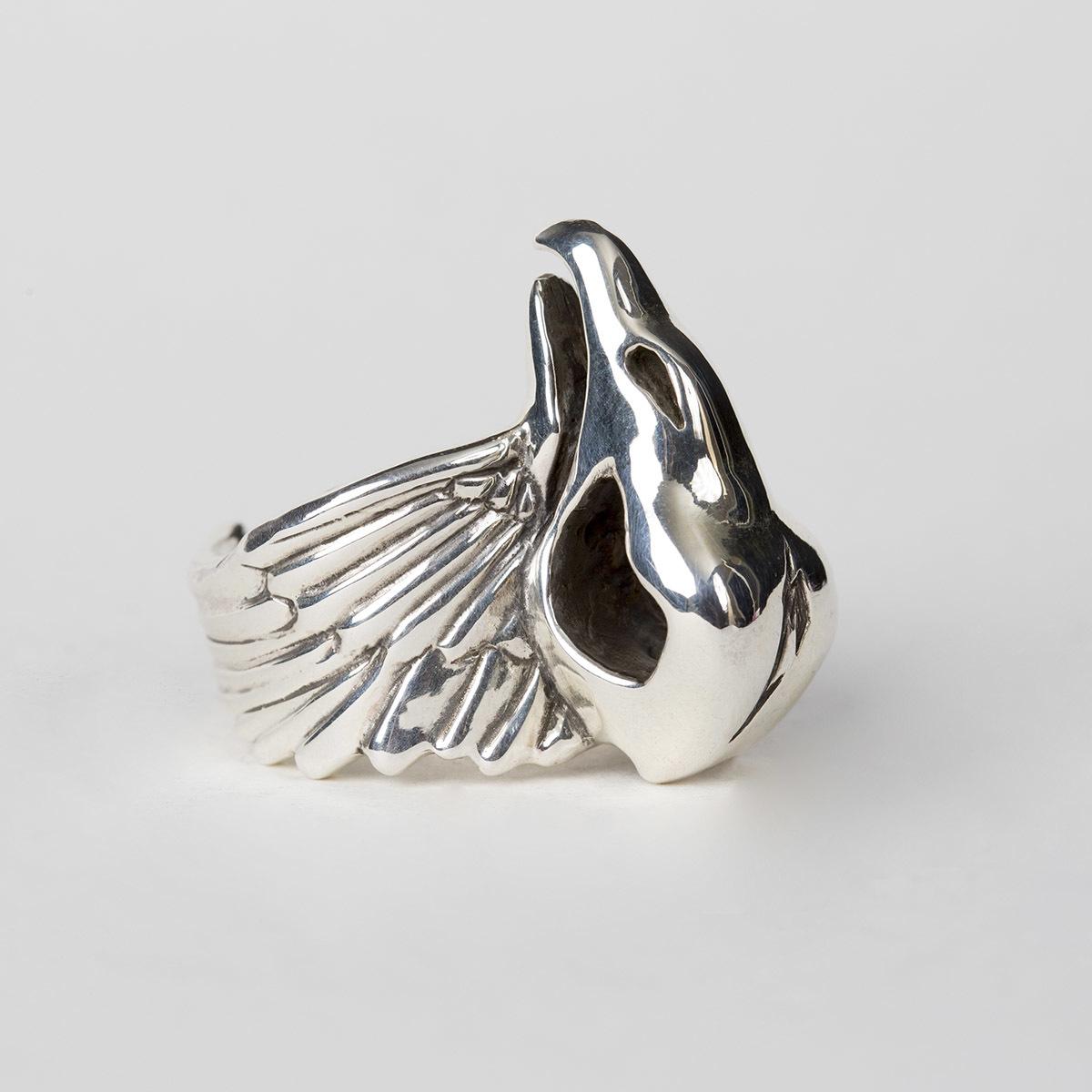 Vulturus Sterling Silver Ring