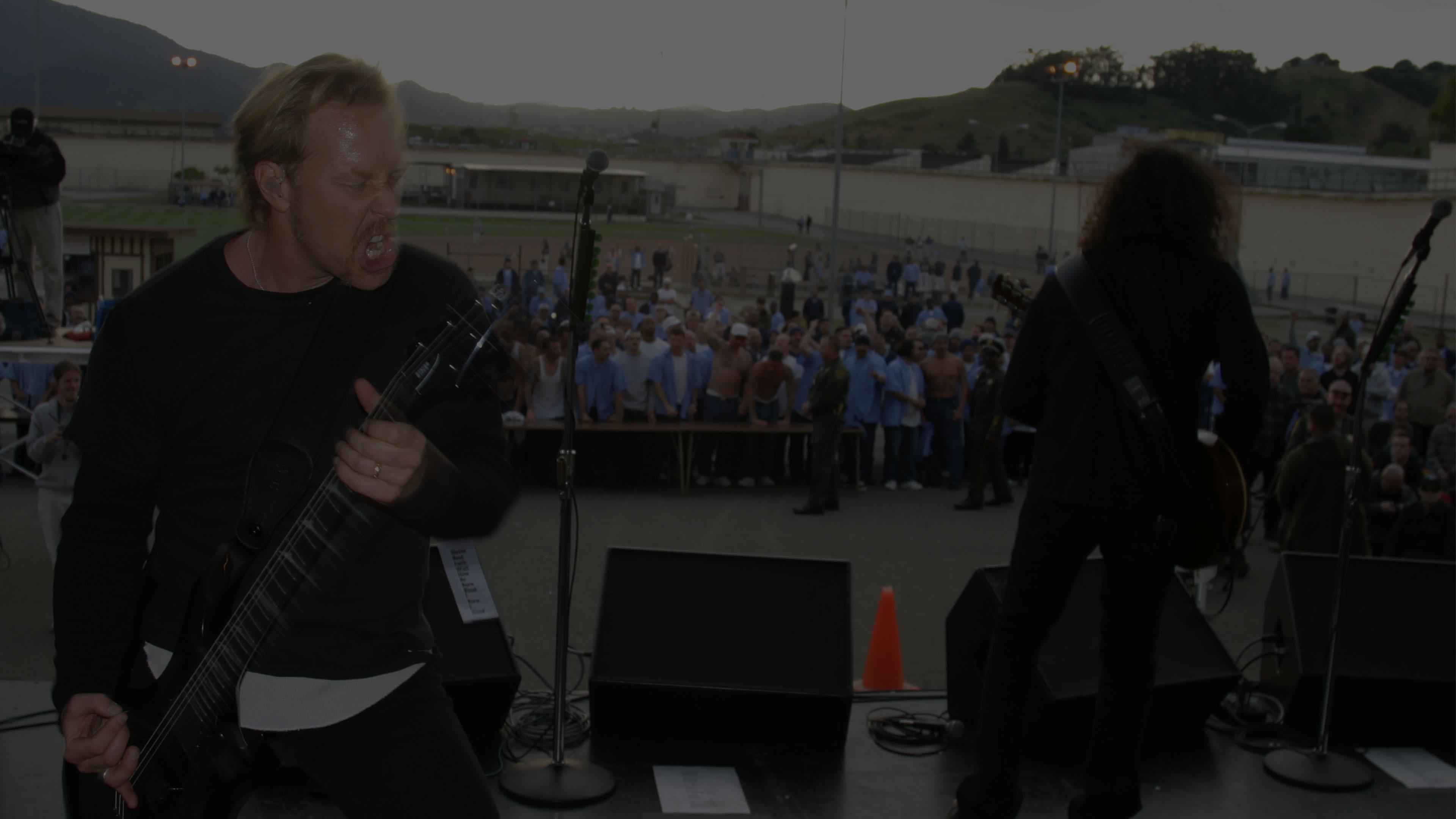 Metallica at San Quentin State Prison in San Quentin, CA on May 1, 2003